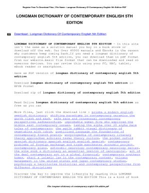 longman dictionary pdf.